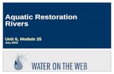 Aquatic Restoration Rivers Unit 6, Module 25 July 2003.