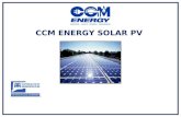 CCM ENERGY SOLAR PV CAWPCA November 1, 2012 900 Chapel Street New Haven, CT 06510 203-498-3000 amerola@ccm-ct.org.