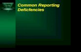 Common Reporting Deficfencies. Improving Financial Reporting – Transmittal Letter  Hit all the required elements Profile of the Government Profile of.
