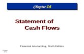 Chapter 14-1 Statement of Cash Flows Chapter 14 Financial Accounting, Sixth Edition.