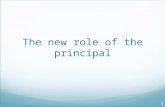 The new role of the principal 1. Leadership is key to improving teaching & learning “Leadership is second only to classroom instruction among all school.