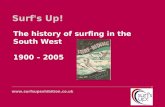 Surf's Up! The history of surfing in the South West 1900 – 2005  logo.