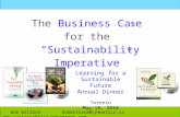 Bob Willard bobwillard@sympatico.ca  The Business Ca $ e for the “Sustainability Imperative” Learning for a Sustainable.