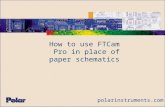 How to use FTCam Pro in place of paper schematics polarinstruments.com.