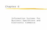 Chapter 6 Information Systems for Business Operations and Electronic Commerce.