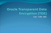 Cao Tiến Đức. Outline What is TDE How TDE works Basic TDE operations Tablespace encryption HSM Reference.