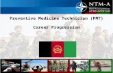 Overall Classification: Preventive Medicine Technician (PMT) Career Progression.
