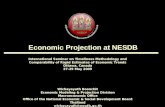 1 Economic Projection at NESDB International Seminar on Timeliness Methodology and Comparability of Rapid Estimates of Economic Trends Ottawa, Canada 27-29.