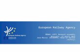 BEWAG (UIP) General assembly European Railway Agency Jean-Marie DECHAMPS, Head of Sector (Safety) Brussels, 27 April 2015.