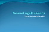 Ethical Considerations. Stakeholders Environment Humans health communities employees Animals Suppliers.