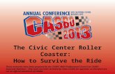 2013 CASBO ANNUAL CONFERENCE & SCHOOL BUSINESS EXPO The Civic Center Roller Coaster: How to Survive the Ride These materials have been prepared by the.