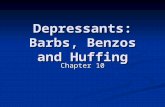 Depressants: Barbs, Benzos and Huffing Chapter 10.