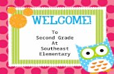 To Second Grade At Southeast Elementary. Classroom Teacher- Abby O’Mealey Site Principal-Lindy Risenhoover Building Principal-Lynette Talkington.