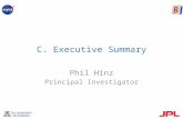 C. Executive Summary Phil Hinz Principal Investigator.