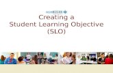 Creating a Student Learning Objective (SLO). Training Objectives Understand how Student Learning Objectives (SLOs) fit into the APPR System Understand.
