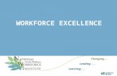 Changing... Leading... Learning... WORKFORCE EXCELLENCE 1.