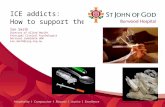 ICE addicts: How to support them. Ian Smith Director of Allied Health Principal Clinical Psychologist Doctoral candidate UOW ian.smith@sjog.org.au.