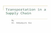 Transportation in a Supply Chain By Dr. Debadyuti Das.