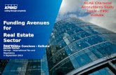 Presented by: Jayesh Kariya Partner - International Tax and Regulatory 5 September 2015 Funding Avenues for Real Estate Sector Real Estate Conclave - Kolkata.