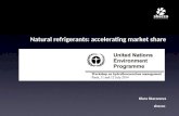 Natural refrigerants: accelerating market share Klara Skacanova shecco.