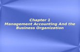 Chapter 1 Management Accounting And the Business Organization.