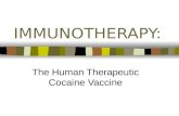 IMMUNOTHERAPY: The Human Therapeutic Cocaine Vaccine.