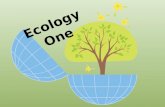 Ecology One. Biosphere Biome Ecosystem Population Community Organism.