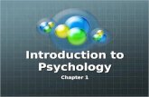 Introduction to Psychology Chapter 1. Define the following vocabulary words PsychologicalCognitivePsychologyHypothesisTheory Basic Science Applied Science.