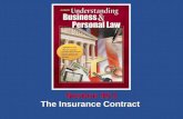 The Insurance Contract Section 35.1. Understanding Business and Personal Law The Insurance Contract Section 35.1 Insurance Protection What Is Insurance?