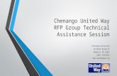 Chenango United Way RFP Group Technical Assistance Session Chenango United Way 83 North Broad St Norwich, NY 13815 (607) 334-8815 .