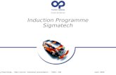 Auto Exterior Supply Chain Dept. - Marc Cornet - Induction presentation - V003 – GB June 2005 Induction Programme Sigmatech.