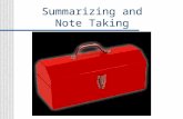 Summarizing and Note Taking. These are 2 of the most powerful skills our students can cultivate.