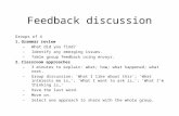 Feedback discussion Groups of 4 1.Grammar review –What did you find? –Identify any emerging issues. –Table group feedback using envoys. 2.Classroom approaches.