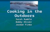 Cooking in the Outdoors Sarah Rumble Bobby Oliver Jordan Finke.