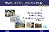MARKETING MANAGEMENT 13 th edition 2 Developing Marketing Strategies and Plans KotlerKeller.