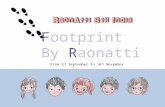 Footprint By Raonatti. Contents c c B ombay YMCA In September 1.