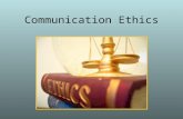 Communication Ethics. What is the role of the journalist? Discuss.