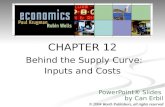 CHAPTER 12 Behind the Supply Curve: Inputs and Costs PowerPoint® Slides by Can Erbil © 2004 Worth Publishers, all rights reserved.