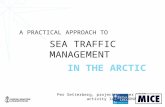 A PRACTICAL APPROACH TO S EA T RAFFIC M ANAGEMENT IN THE A RCTIC Per Setterberg, project manager MICE activity leader MONALISA.