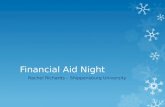 Financial Aid Night Rachel Richards – Shippensburg University.