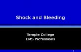 1 Shock and Bleeding Temple College EMS Professions.