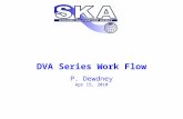 DVA Series Work Flow P. Dewdney Apr 15, 2010. SPDO DVP Work Flow 2 DVA-1 CPG.