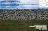 Project Dragodid.org Preservation of dry stone heritage and it's importance in ecology, ambience and sustainable development of Mediteranean landscapes.