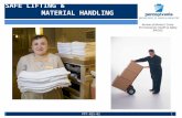 SAFE LIFTING & MATERIAL HANDLING Bureau of Workers’ Comp PA Training for Health & Safety (PATHS) 1PPT-025-02.