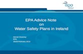 1 EPA Advice Note on Water Safety Plans in Ireland Derval Devaney EPA 28/29 February 2012.
