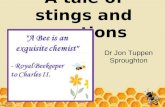 A tale of stings and reactions Dr Jon Tuppen Sproughton.