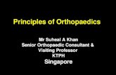 Principles of Orthopaedics Mr Suheal A Khan Senior Orthopaedic Consultant & Visiting Professor KTPH Singapore.