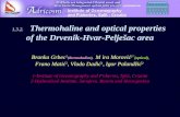 1.3.2. Thermohaline and optical properties of the Drvenik-Hvar-Pelješac area Branka Grbec 1 (thermohaline), M ira Morović 1* (optical), Frano Matić 1,