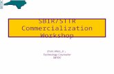 SBIR/STTR Commercialization Workshop Ervin Allen, Jr. Technology Counselor SBTDC.