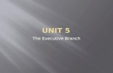 The Executive Branch. What are three qualities that make a good leader?